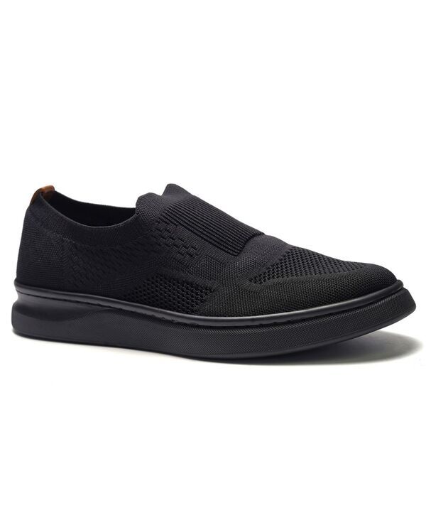 アンソニー ヴィア メンズ シューズ スリッポン・ローファー ニット Anthony Veer A Veer Mens Drift Knit SlipOn Shoe Black ブラック
