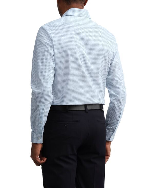 ケネスコール メンズ トップス シャツ Kenneth Cole Reaction Mens TechniCole Stretch SlimFit Dresshirt White Multi ホワイト