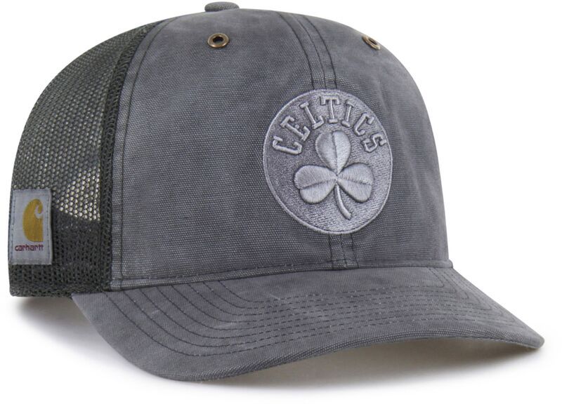 カーハート レディース アクセサリー 帽子 Carhartt x 47 Carhartt x 47 Adult Boston Celtics Black Dyed Trucker Hat NoColo