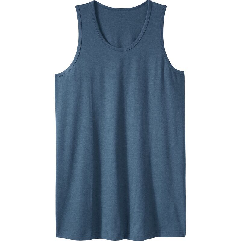 キングサイズ レディース トップス Tシャツ トール KingSize Mens Big Tall ShrinkLess Lightweight LongerLength Tank Heather S