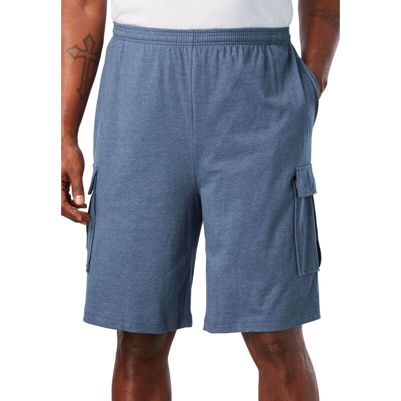 キングサイズ レディース ボトムス ハーフパンツ・ショーツ トール ショートパンツ ジャージー KingSize Mens Big Tallightweight Jersey Cargo Shorts