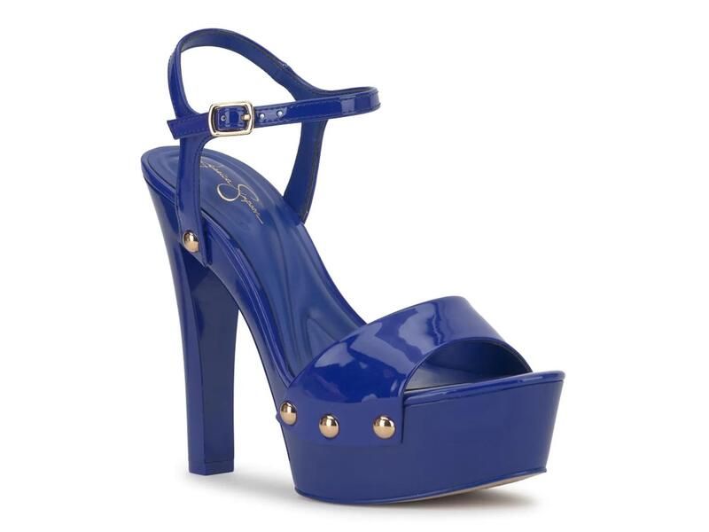 ジェシカシンプソン レディース シューズ サンダル プラットフォーム Jessica SimpsonCalenta Platform Sandal Blue ブルー