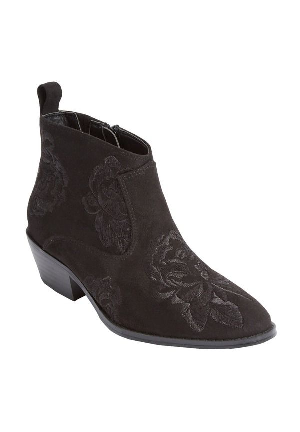 コンフォートビュー レディース シューズ ブーツ・レインブーツ Comfortview The Gwyneth Bootie Black ブラック