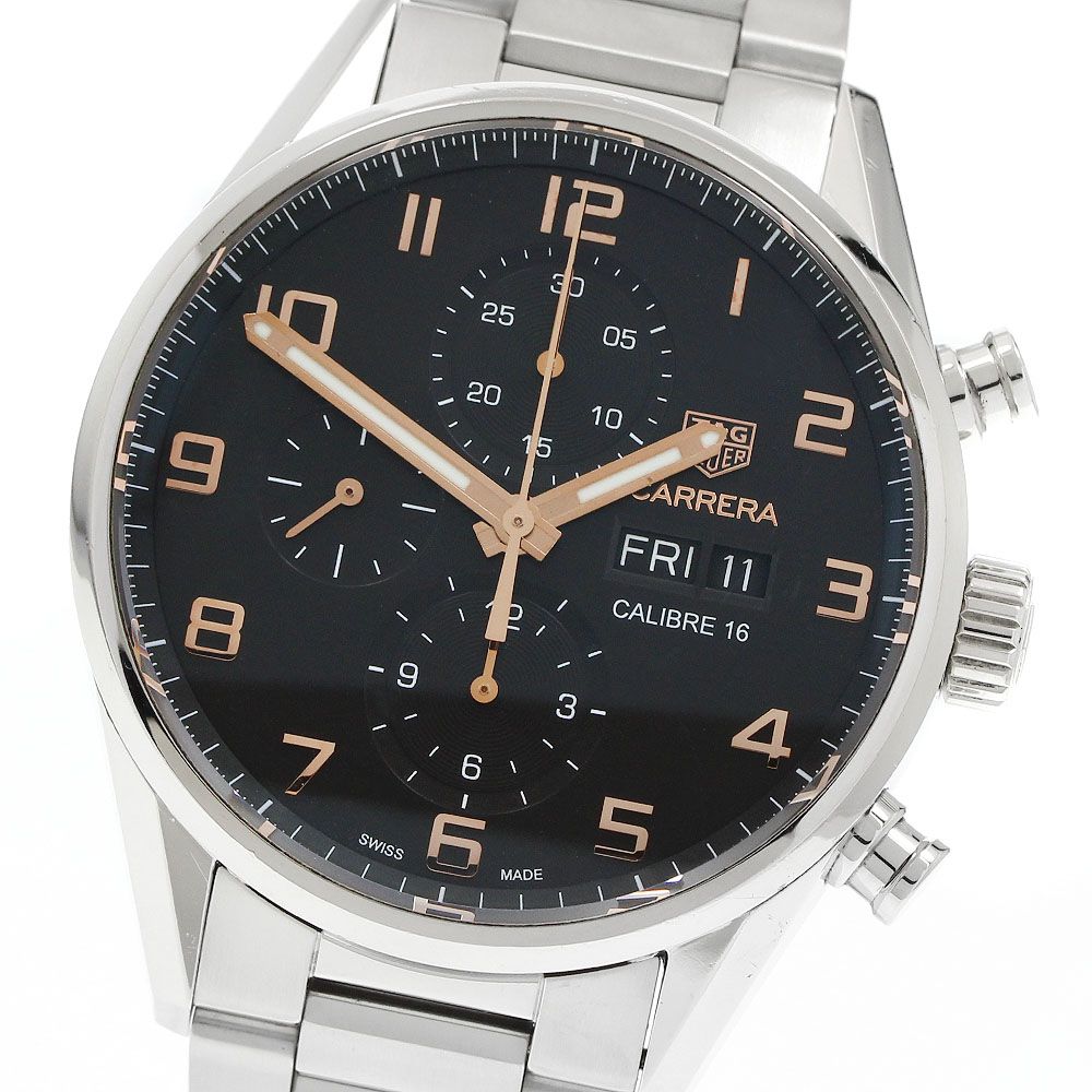 タグホイヤー TAG HEUER CV2A1AB カレラ キャリバー16 クロノグラフ デイデイト 自動巻き メンズ _947318