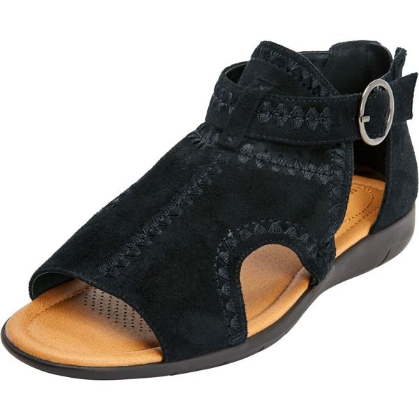 コンフォートビュー レディース シューズ サンダル Comfortview The Kaia Shootie Black ブラック
