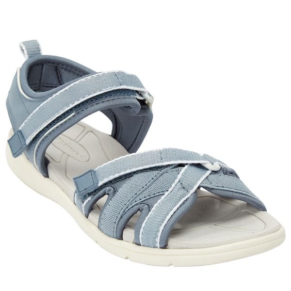 コンフォートビュー レディース シューズ サンダル Comfortview The Annora NubuckLike Adjustable Water Friendly Sandal Denim デ
