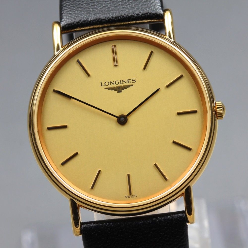 稼働品】 LONGINES グランドクラシック L4.637.2 ゴールド スリム