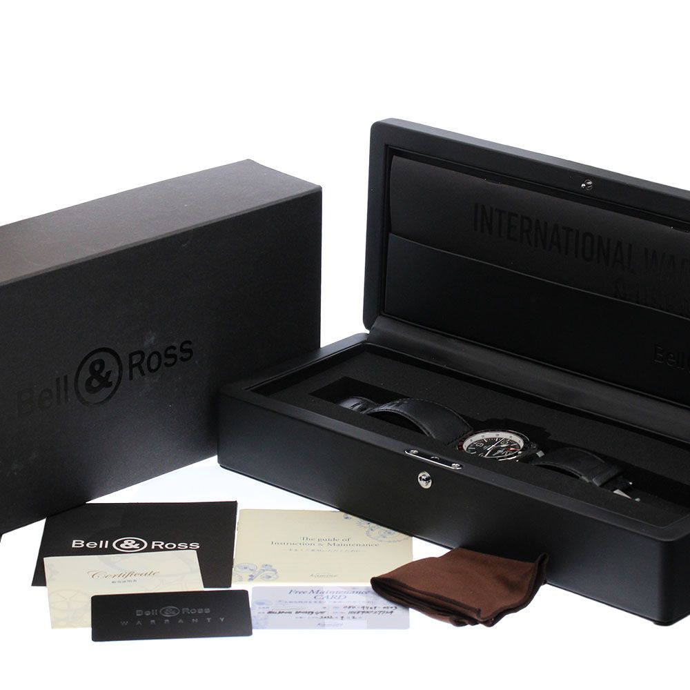 ベル＆ロス Bell＆Ross BR0393-BL-ST/SCA BR-03 GMT デイト 自動巻き