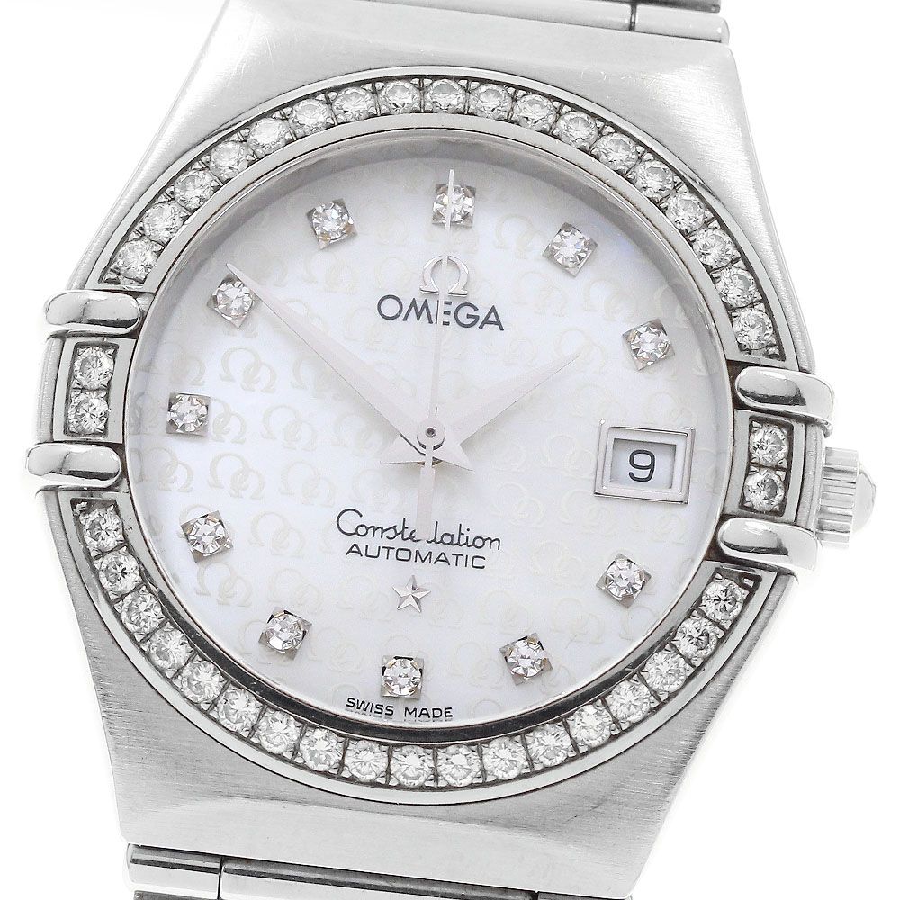 オメガ OMEGA 1498.75 コンステレーション 50周年記念 11Pダイヤ ダイヤベゼル クォーツ レディース 保証書付き_966498