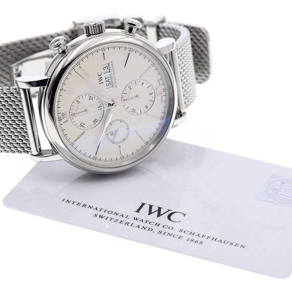 IWC IWC SCHAFFHAUSEN IW391015 ポートフィノ クロノグラフ デイデイト 自動巻き メンズ 良品 保証書付き_968439 IWC IWC SCHAFFHAUSEN IW391015 ポートフィノ クロノグラフ デイデイト