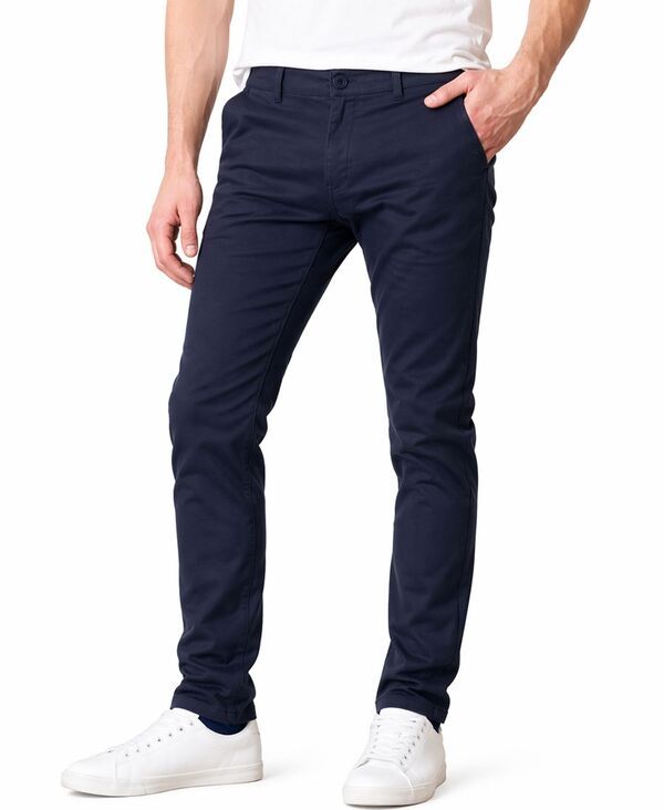 ギャラクシーバイハルビック メンズ ボトムス カジュアルパンツ Galaxy By Harvic Mensuper Stretch SlimFit Chino Pants Navy ネイビー