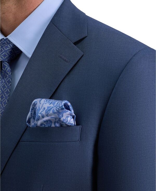 ハガー メンズ アウター ジャケット・ブルゾン Haggar Mens Premium Stretch ClassicFit Suit Jacket Chambray