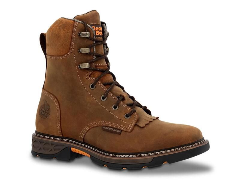 ジョージブーツ メンズ シューズ ブーツ・レインブーツ Georgia BootCarboTec FLX Waterproof Work Boot Mens Dark Brown ブラウン