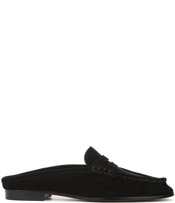 サムエデルマン レディース シューズ パンプスエード ローファー Sam Edelman Louella Suede Penny Loafer Mules Black ブラック
