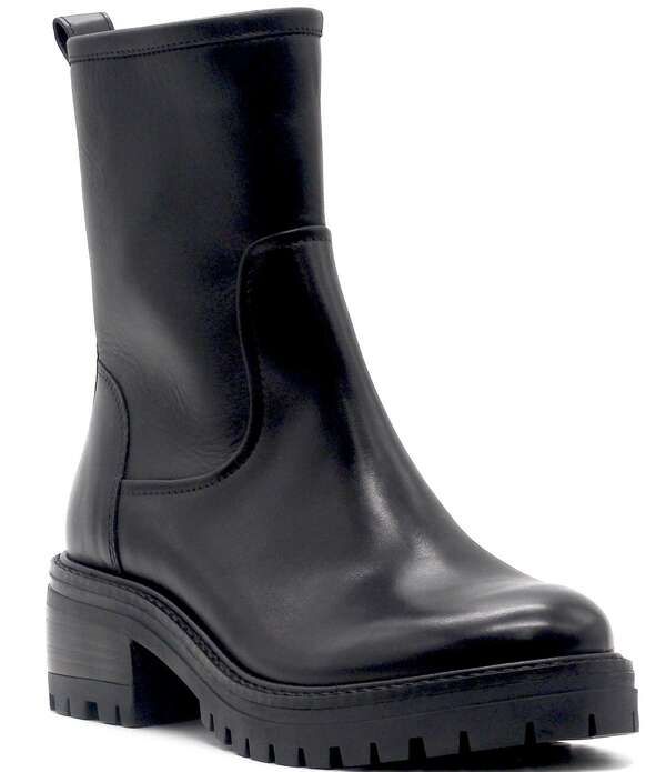 ジェントルソウルズ レディース シューズ ブーツ・レインブーツ レザー Gentle Souls Bailah Leather Booties Black ブラック