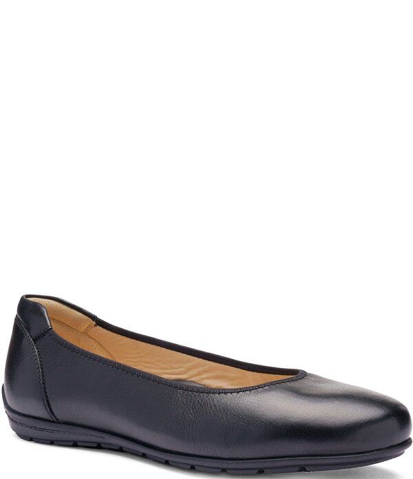 アラ レディース シューズ パンプス レザー ara Balsam Leather Slip On Flats Black ブラック