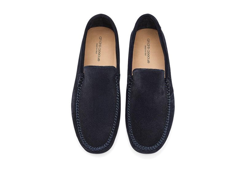 アンドレアース メンズ シューズ スリッポン・ローファー Andre Assous Chris Navy Suede ネイビー アンドレアース メンズ シューズ スリッポン・ローファー Andre Assous Chris Navy Suede ネイビー