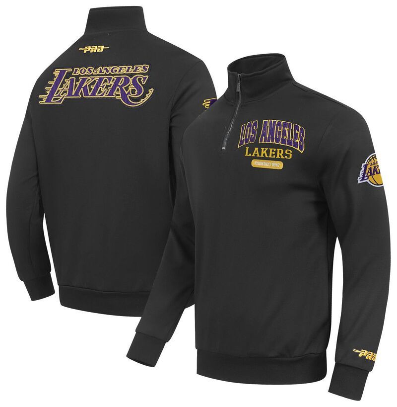 プロスタンダード メンズ トップス シャツ Pro Standard Mens Los Angeles Lakers Black Arch 14 Zipullover NoColor ブラック