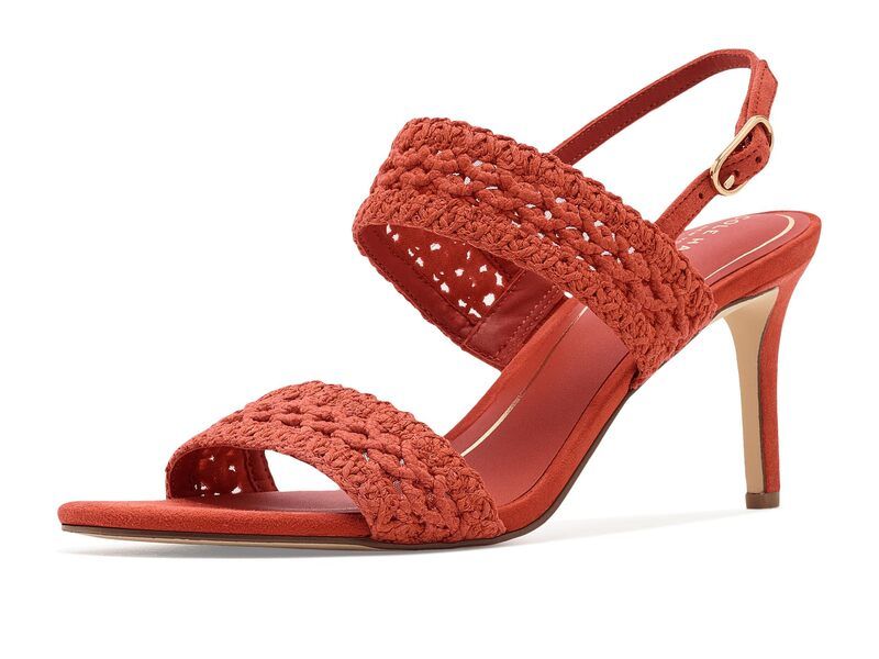 コールハーン レディース シューズ ヒール サンダル Cole Haan Harlan Double Band Sandalsummer Fig Woven FabricLeather
