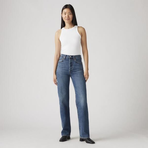 リーバイス レディース ボトムス デニムパンツ Levis Ribcage Fullength Valley Vie Valley View