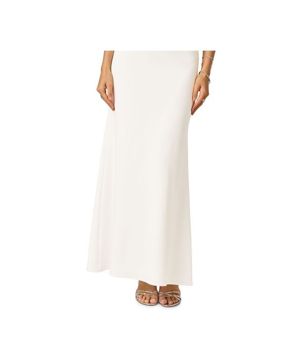 アドリアナ パペル レディース トップス ワンピース クレープ ホルター Adrianna Papell Womens Rosette Halter Crepe Gown Ivory アイボリー