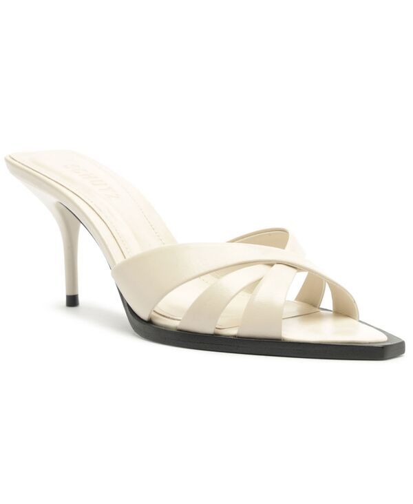 シュッツ レディース シューズ スリッポン・ローファー サンダル Schutz Womens Keefa Leaf SlipOn Sandalsugar White ホワイト