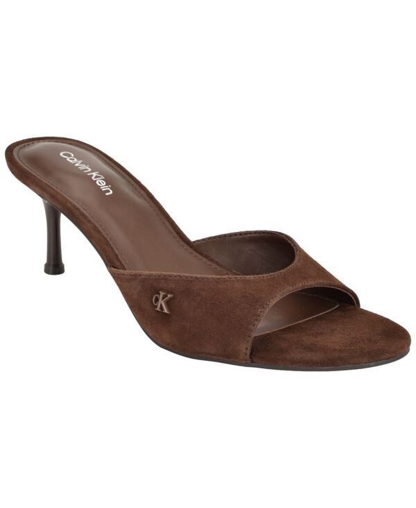 カルバンクライン レディース シューズ スリッポン・ローファー サンダル ヒール Calvin Klein Womens Vixie SlipOn Kitten Heel Dressandals Da