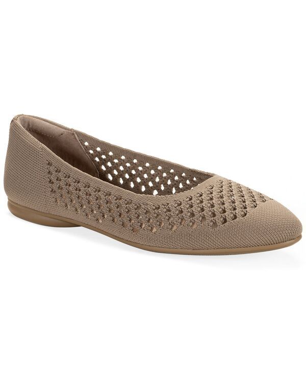 スタイルアンドコー レディース シューズ スリッポン・ローファー ニット Style Co Womens Tammyy Open Knit SlipOn Flats Lightaupe トープ 15,606円