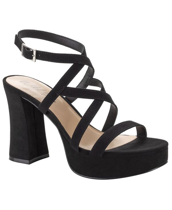 ワイルド ペアー レディース シューズ サンダル プラットフォーム Wild Pair Womens Keely Strappy Platform Dressandals Black ブラック 17,985円