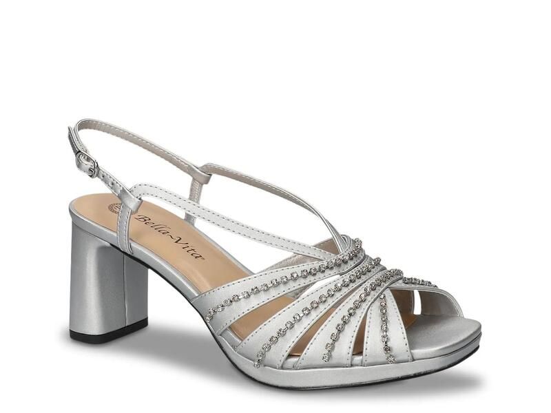 ベラヴィータ レディース シューズ サンダル プラットフォーム Bella VitaChorus Platform Sandal Silver Satin シルバー