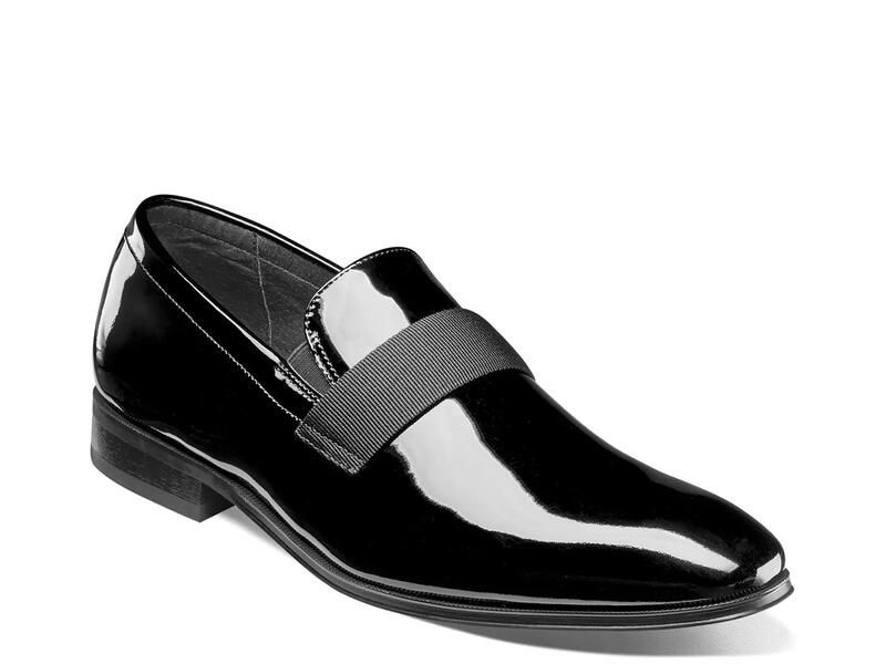 フローシャイム メンズ シューズ スリッポン・ローファー FlorsheimTux Loafer Black Patent Leather ブラック
