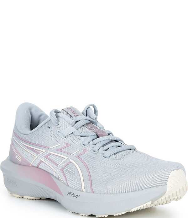 アシックス レディース シューズ スニーカー ASICS Womens GT1000 15 Running Shoes Piedmont GreyTaro Purple グレー