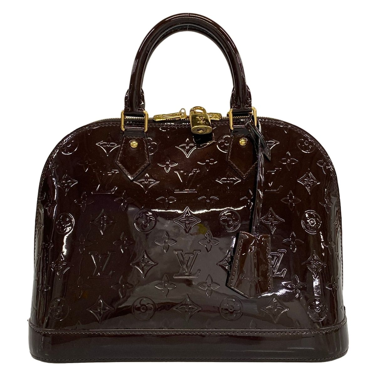LOUIS VUITTON(ルイヴィトン) ハンドバッグ モノグラムヴェルニ アルマPM M91444 テールドンブル レザー 62,975円