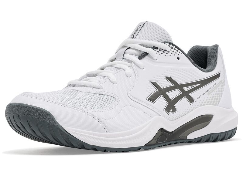 アシックス メンズ シューズ スニーカー Asics GELDedicate 9 Pickleball WhiteGunmetal ホワイト