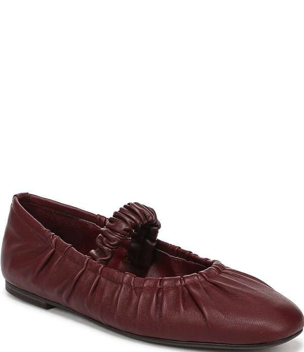 サムエデルマン レディース シューズ パンプス ギャザー レザー Circus NY by Sam Edelman Blythe Ruched Leather Mary Jane Ballet Fla