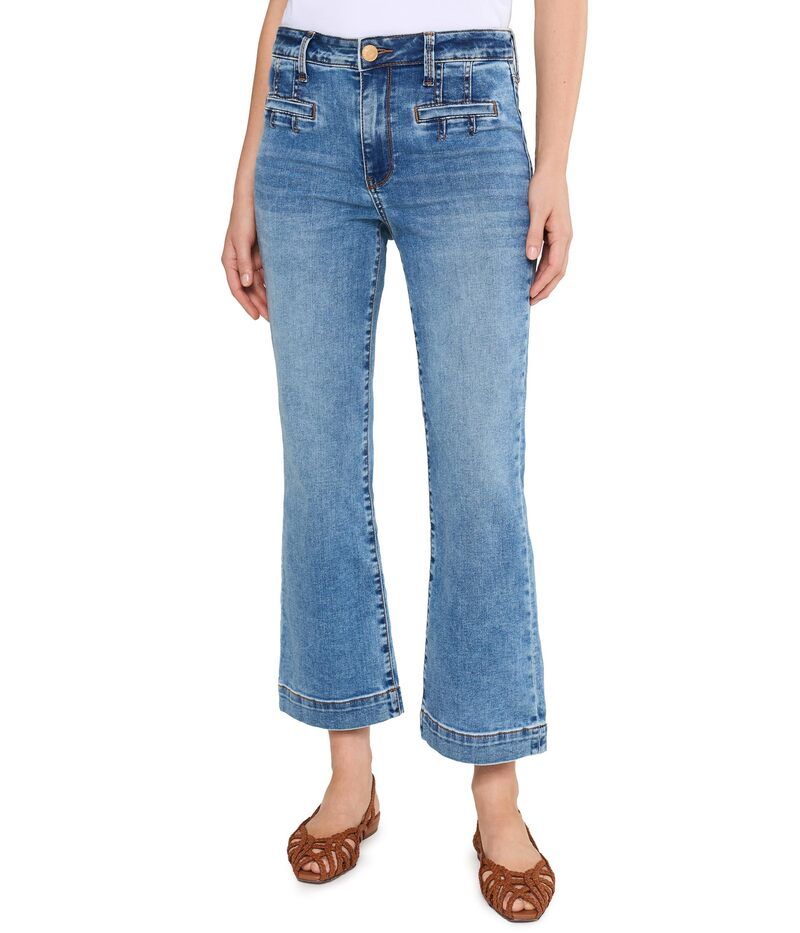 カットフロムザクロス レディース ボトムス デニムパンツ Kut From The Kloth Kelsey HighRise Flare Welt Pocket and Wide Hem Spiri