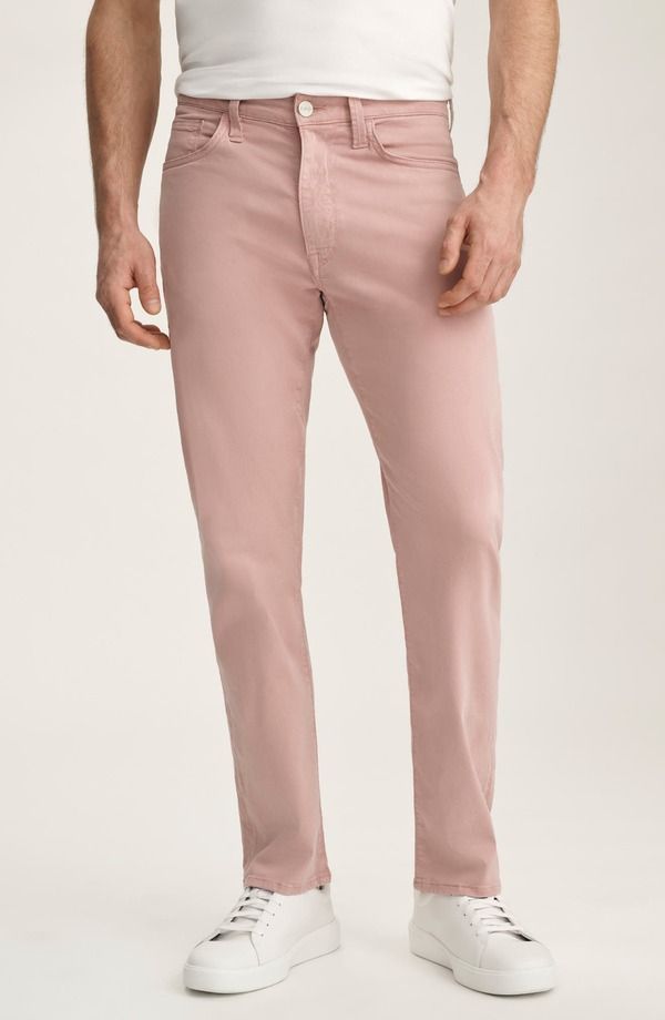 ３４ヘリテージ メンズ ボトムス カジュアルパンツ ストレート 34 Heritage Courage Stretch Twill Straight Leg Pants PINK TWILL ピンク