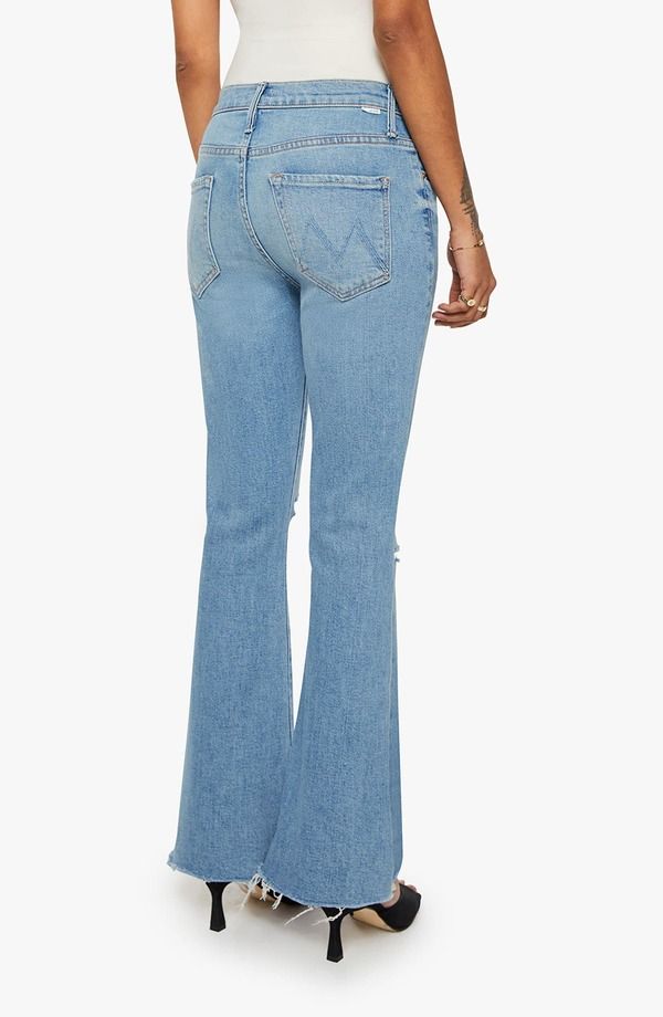 マザー レディース ボトムス デニムパンツ プチ ジーンズ MOTHERipped Flare Jeans Petite CHAOS IS CALLING マザー レディース ボトムス デニムパンツ プチ ジーンズ MOTHERipped Flare Jeans Petite CHAOS IS CALLING