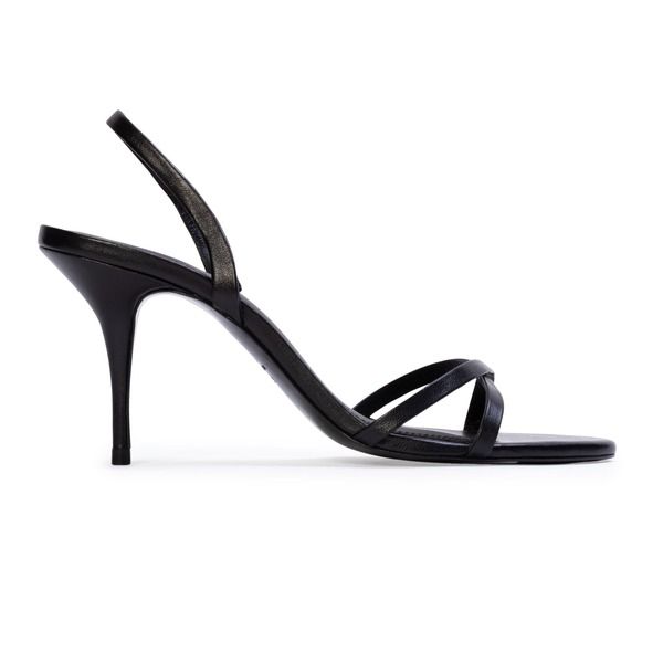 ブラックスエードスタジオ レディース シューズ サンダル レザー BLACK SUEDE STUDIO Jolla 80 Leather Slingback Sandal Women Black Le