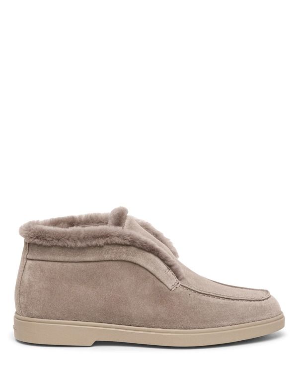 サントーニ レディース シューズ ブーツ・レインブーツ スエード Santoni Suedesert Boots Women Brown ブラウン