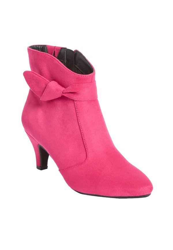 コンフォートビュー レディース シューズ ブーツ・レインブーツ Comfortview The Corrine Bootie Women MAGENTA マゼンタ