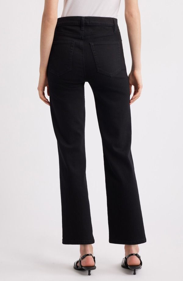 フレーム レディース ボトムス デニムパンツ ストレート ハイウエスト アンクル ジーンズ FRAME Le Sleek High Waist Ankle Straight Leg Jeans BLA