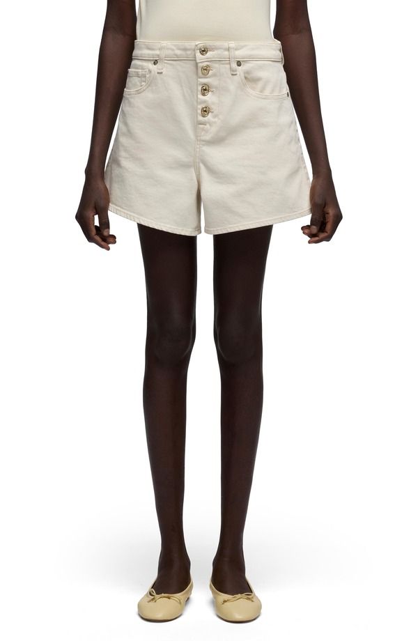 セブンフォーオールマンカインド レディース ボトムス デニムパンツ ショートパンツ 7 For All Mankind Kori Denim Shorts MOONDUST デニム