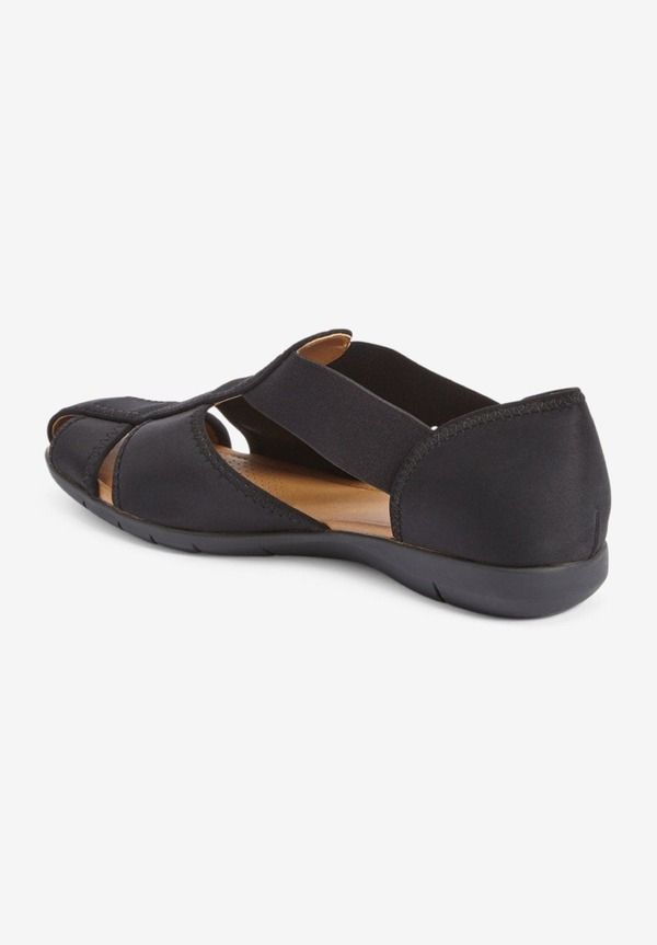 コンフォートビュー レディース シューズ パンプス Comfortview The Cheryl Stretch Neoprene Flat Women BLACK ブラック