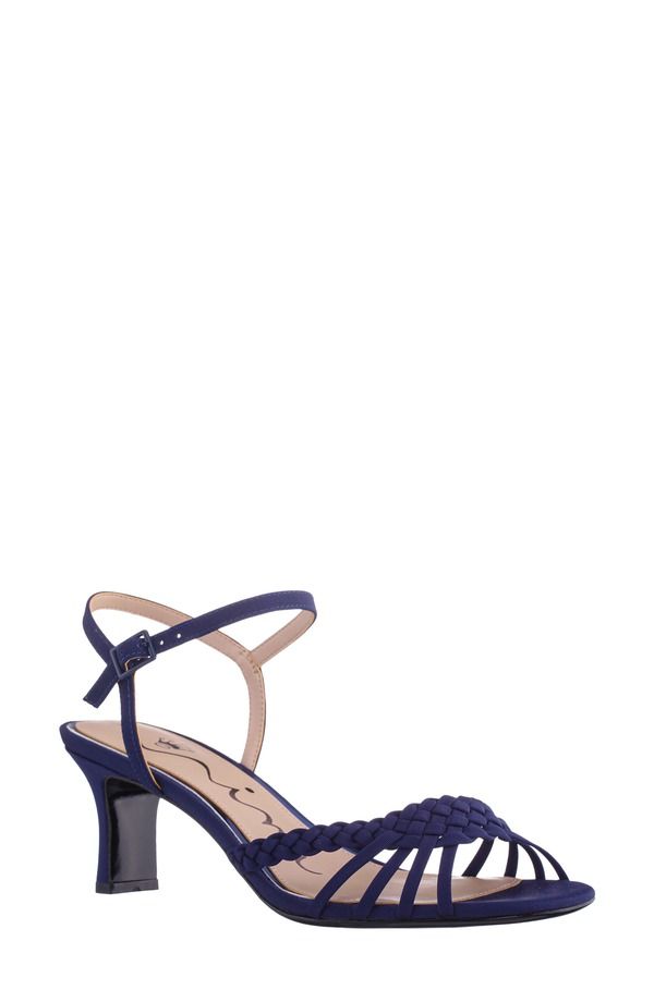 ニナ レディース シューズ ヒール サンダル Nina Babe Sandal Women NAVY ネイビー