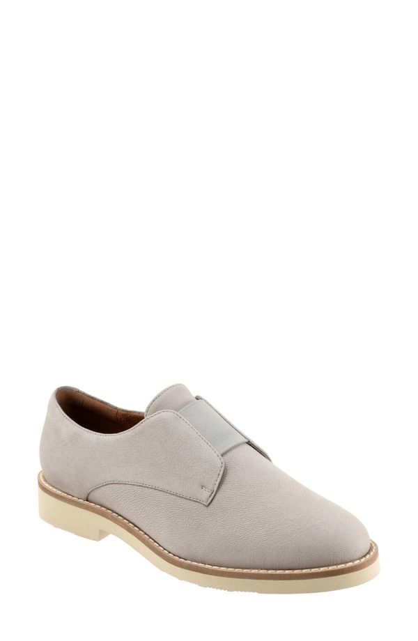 ソフトウォーク レディース シューズ スリッポン・ローファー SoftWalk Wexford Loafer Women MID GREY NUBUCK グレー