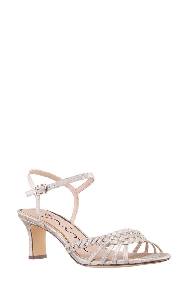 ニナ レディース シューズ ヒール サンダル Nina Babe Sandal Women PLATINO