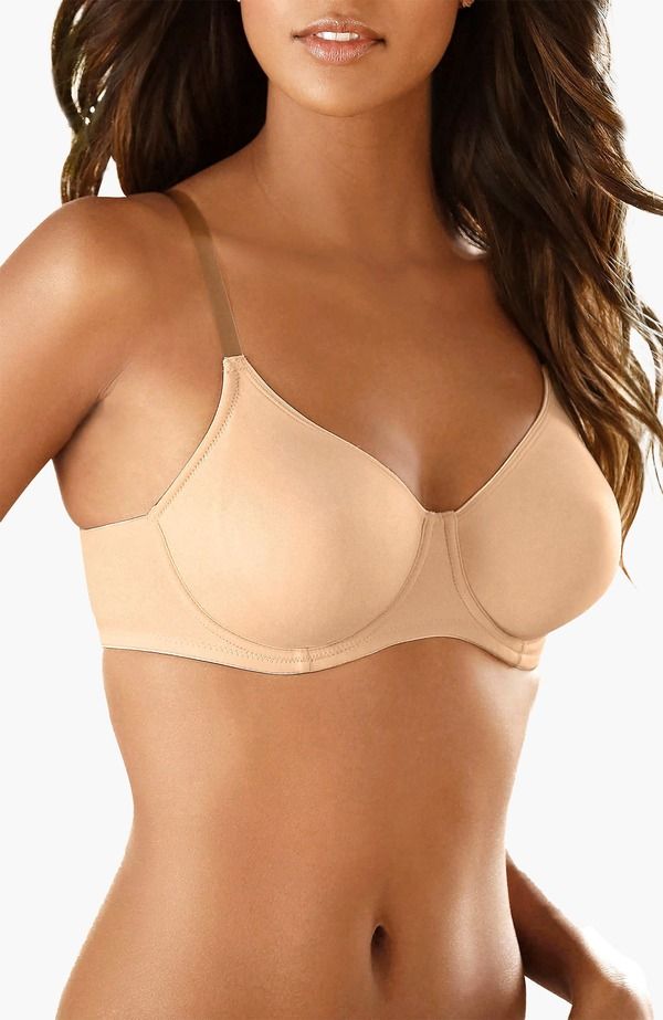 ラスカーナ レディース トップス Tシャツ クリアストラップ LASCANA Clear Strap Underwire TShirt Bra Nude