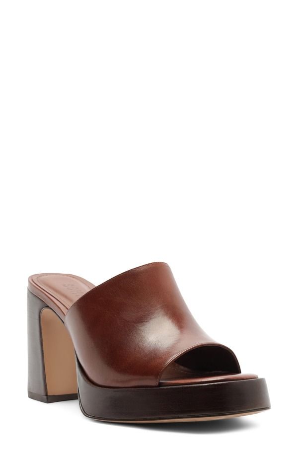 シュッツ レディース シューズ ヒール プラットフォーム サンダル Schutz Rowan Platform Sandal Women WARM TOFFEE 37,570円