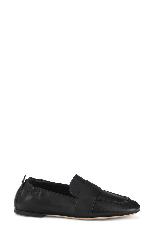 エージーエル レディース シューズ スリッポン・ローファー レザー AGL Cristiana Leather Moccasin Women NERO